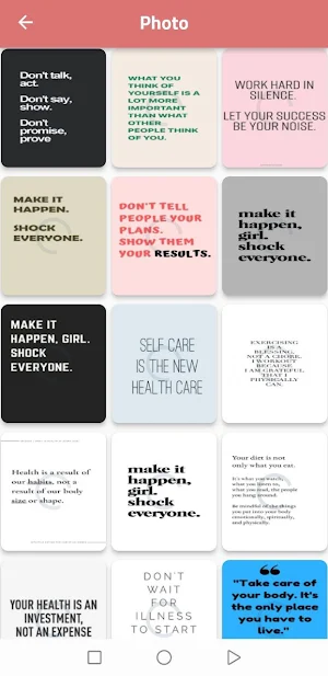 Healthy lifestyle quotes Screenshot 1