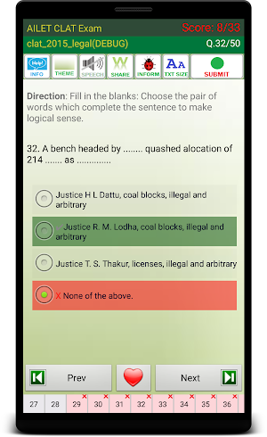 AILET CLAT Exam Prep Screenshot 2
