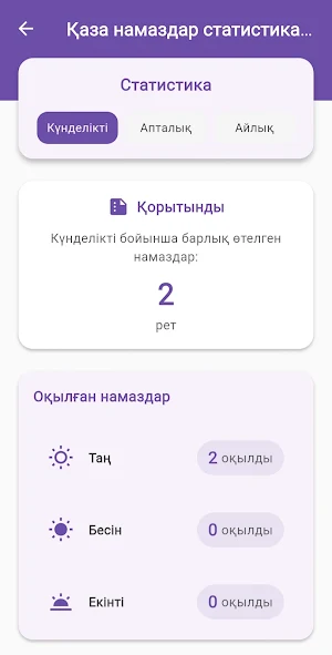 Қаза намаз есептеу Screenshot 1