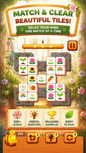 Garden Mahjong: Tile Match Screenshot 2