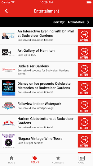 Fanshawe Alumni Perks Screenshot 2
