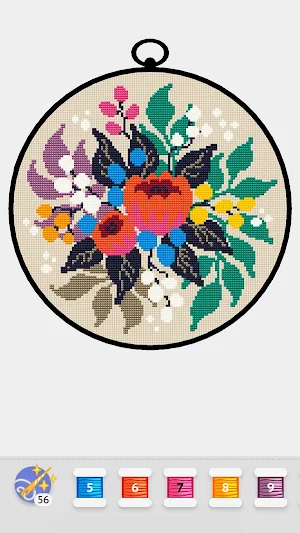 Cross Stitch Club — Color by Numbers with a Hoop screenshot 5