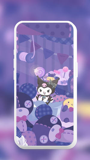 Kuromi wallpaper- 4k cute Screenshot 0