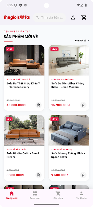 Thế giới Sofa Screenshot 1