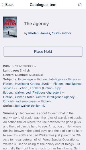 City of Bayswater Libraries Screenshot 3