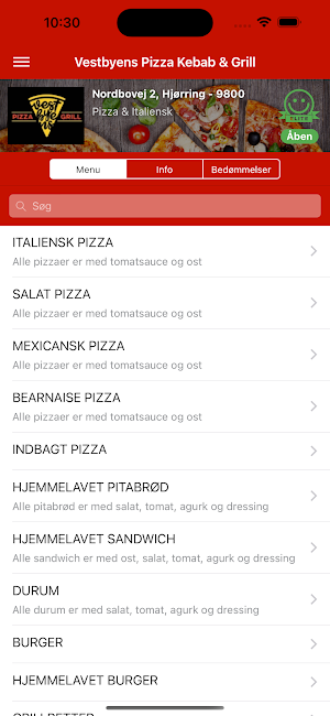 Vestbyens pizza kebab & grill Screenshot 0