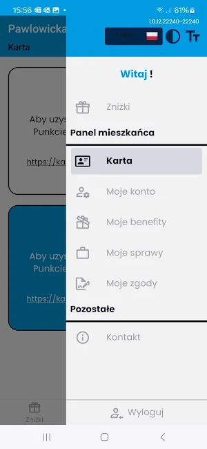 Pawłowicka Karta Mieszkańca Screenshot 1