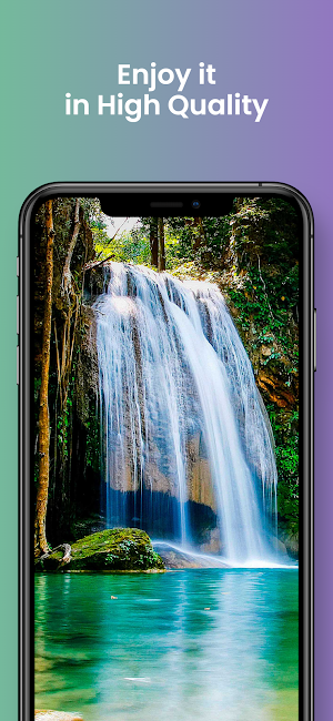 Cool waterfall wallpaper hd Screenshot 1
