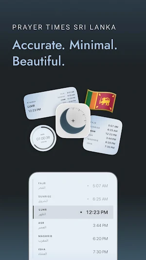 Prayer Times & Adhan Sri Lanka Screenshot 0
