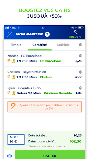 ParionsSport En Ligne Screenshot 3