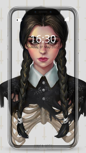 Wednesday Addams Wallpaper HD Screenshot 1