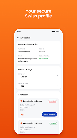 Swiss Payments Screenshot 2