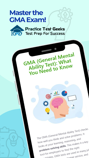 GMA Practice Test Screenshot 0
