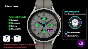 JW108 jwstudio watchface Screenshot 2