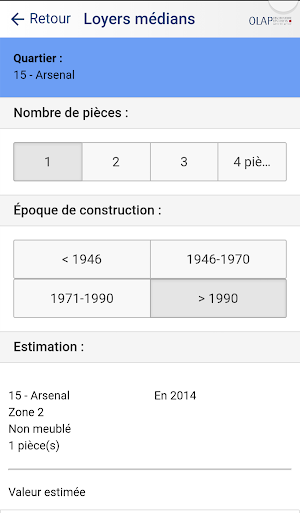 Olap - Observatoire des loyers Screenshot 2