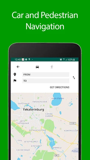 Ekaterinburg Offline Map and Travel Guide Screenshot 1