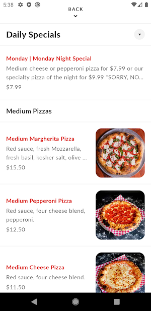 Riggatti’s Wood Fired Pizza Screenshot 2