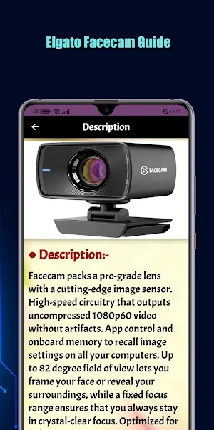 Elgato Facecam Guide Screenshot 2
