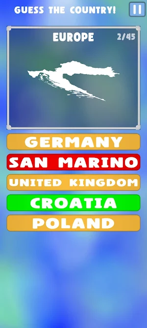 Pangea - Countries Quiz Screenshot 2