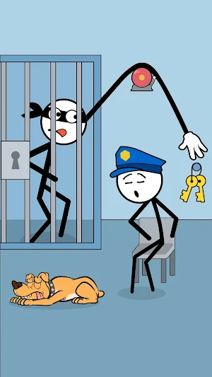 Stickman Thief Puzzle Screenshot 0