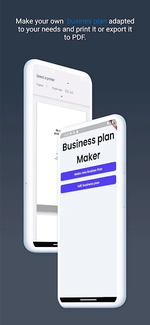 Business Plan Maker / Template Screenshot 0