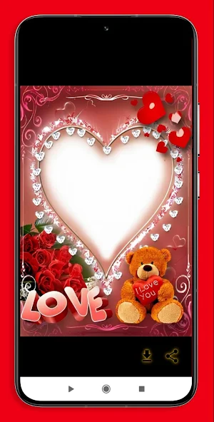 valentine day photo frame2024 Screenshot 2
