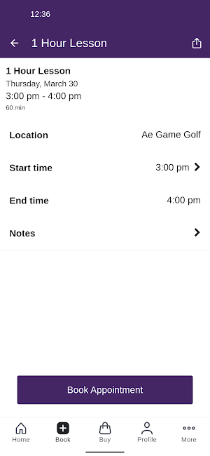 Ae Game Golf Screenshot 2