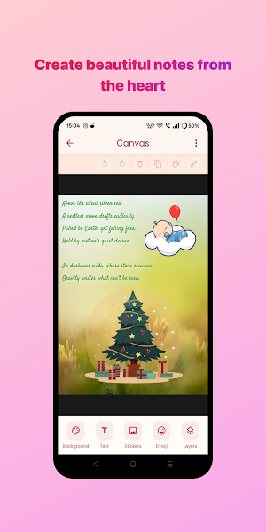 Dil Note: Poem & Shayari Maker Screenshot 1
