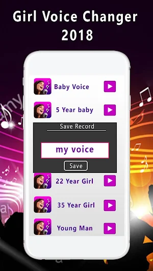 Female Voice Changer - Smart Voice Changer 2018 Screenshot 2
