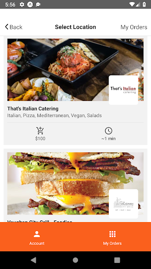 Foodiee App Screenshot 2