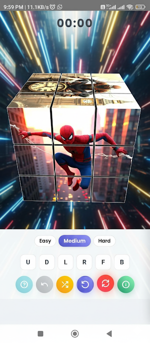 Cube Rush - Spider Puzzle Cube Screenshot 0