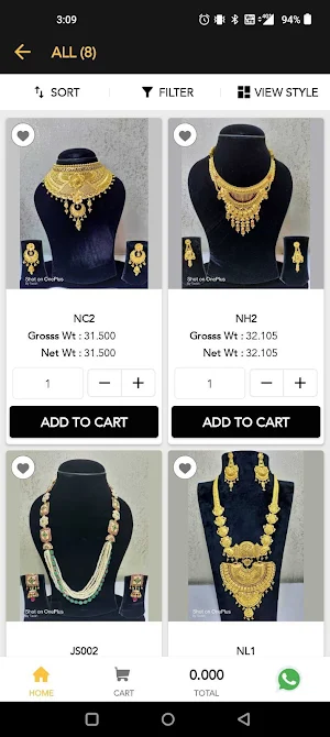 Meera Jewellers Screenshot 1