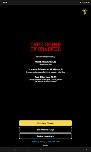 True Crime TV Channel Screenshot 0