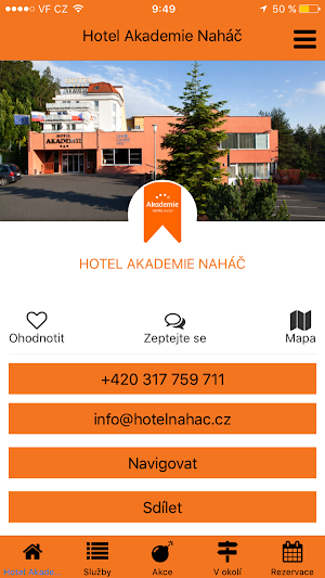 Hotel Akademie Naháč Screenshot 0