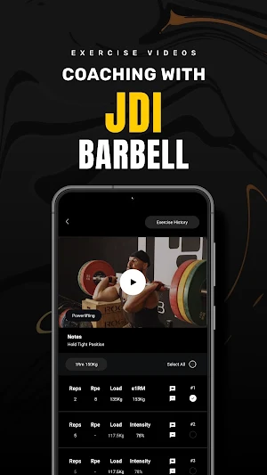 JDI Barbell's App Screenshot 3