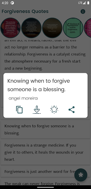 Forgiveness Quotes and Sayings Screenshot 0
