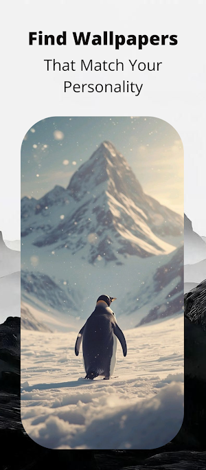 Penguin Mountain Wallpaper Screenshot 1