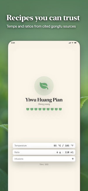Nine Steep Tea Brew Timer Screenshot 3