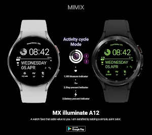 MIMIX illuminate A12 Watchface Screenshot 1