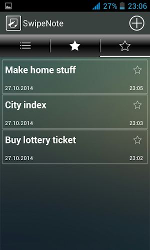 SwipeNote Screenshot 2