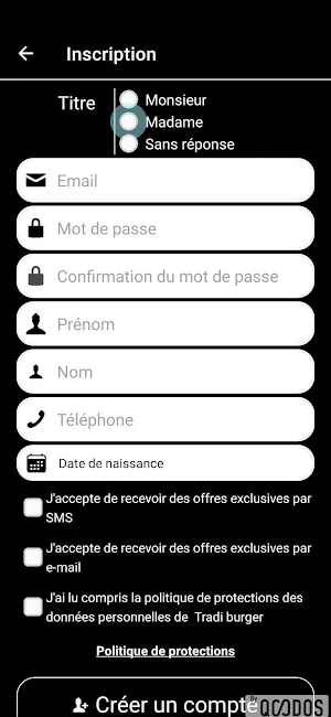 Tradi burger Screenshot 2
