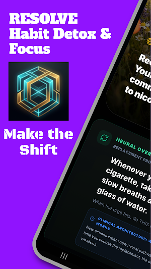 Resolve - Habit Detox & Focus Screenshot 0