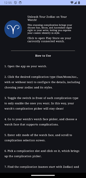 Zodiac Complications Screenshot 2