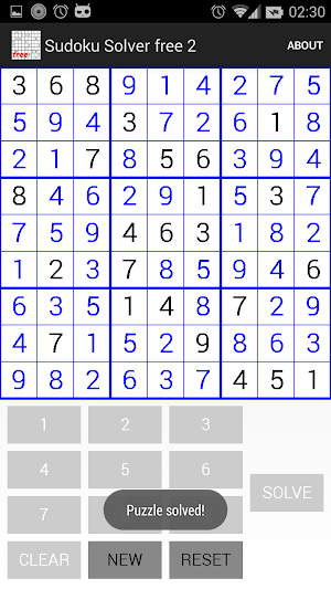 Sudoku Solver Lite Screenshot 1
