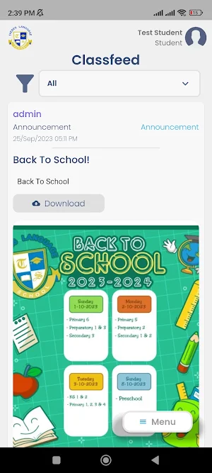 Thebes International School A Screenshot 1