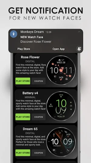 Watch Faces Monkey's Dream Screenshot 1