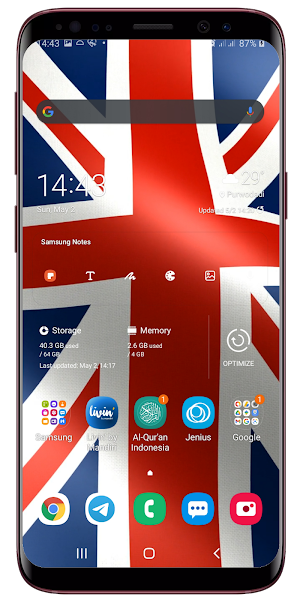 UK Flag Live Wallpaper Screenshot 3