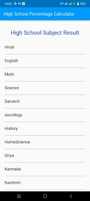 High School Percent Calculator Screenshot 1