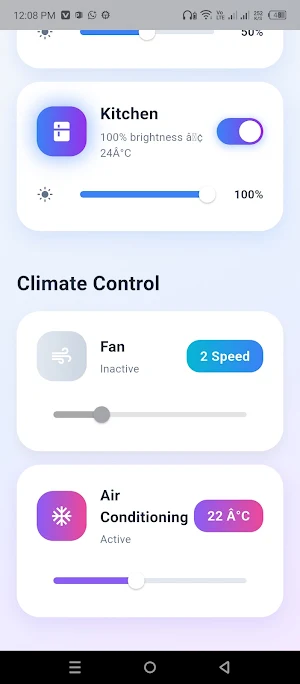 Smart Home UI Screenshot 3