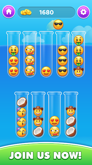 Emoji Ball Sort Screenshot 0